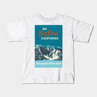 Big Bear Vintage Ski Poster Kids T-Shirt